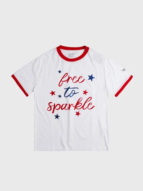 RASSVET FREE TO SPARKLE T-SHIRT Image