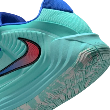 Nike Giannis Freak 7 Light Aqua Ferse Details