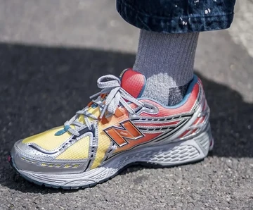 Salehe Bembury New Balance 1906R Heat be Hot Pack Hot Lava On Feet Motion Detail