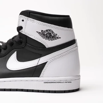 Jordan 1 High OG Black White Ferse