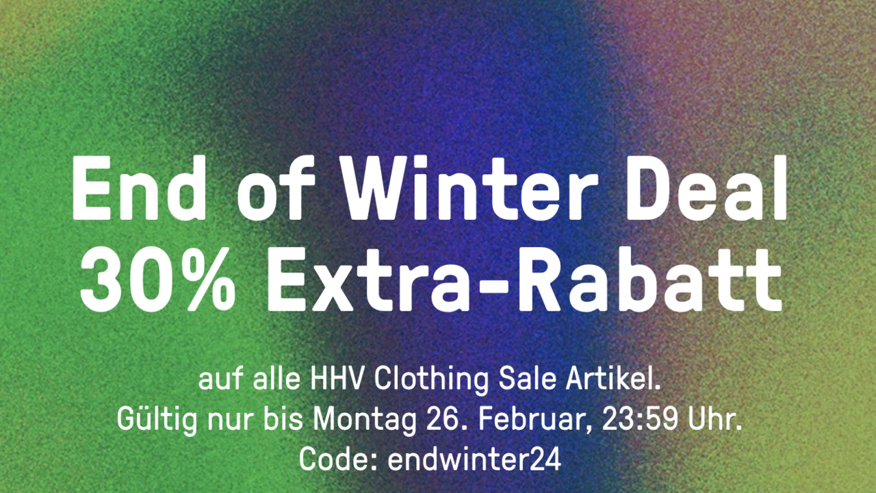 HHV End of Winter Deal – 30% Rabatt auf alles im Sale