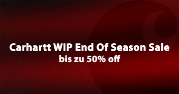 Carhartt WIP End Of Season Sale - bis zu 50% off!