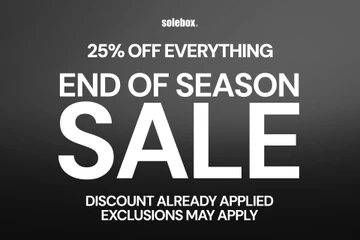 Solebox End of Season Sale - 25% discount on everything!