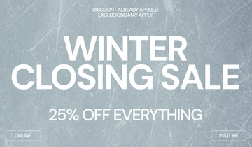 Solebox Winter Closing Sale - 25% auf alles!