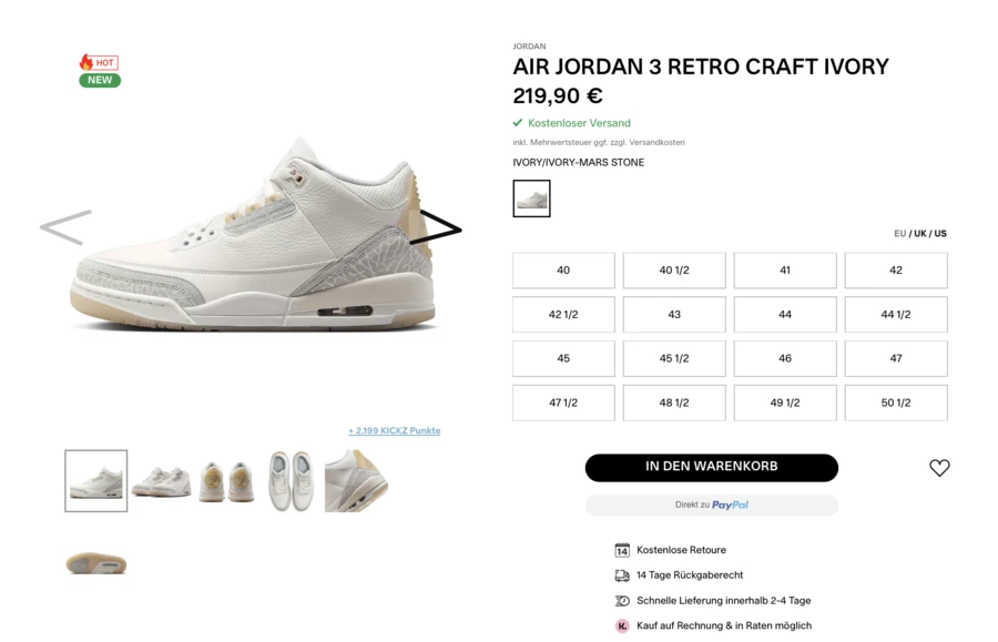 Jordan 3 store 219