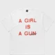 "A Girl is a Gun" Shirt Restock via BSTN! 👇🏼 Eins der beliebtesten Shirts der letzten Jahre!
