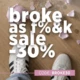 43einhalb BROKE AS FUCK Sale - 30% auf über 2.500 Artikel! 🤑 Code: BROKE30