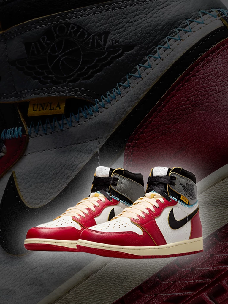 Verpasse keine Infos zum Release des Union LA x Air Jordan 1 High Chicago Shadow mit unserer kostenlosen App!