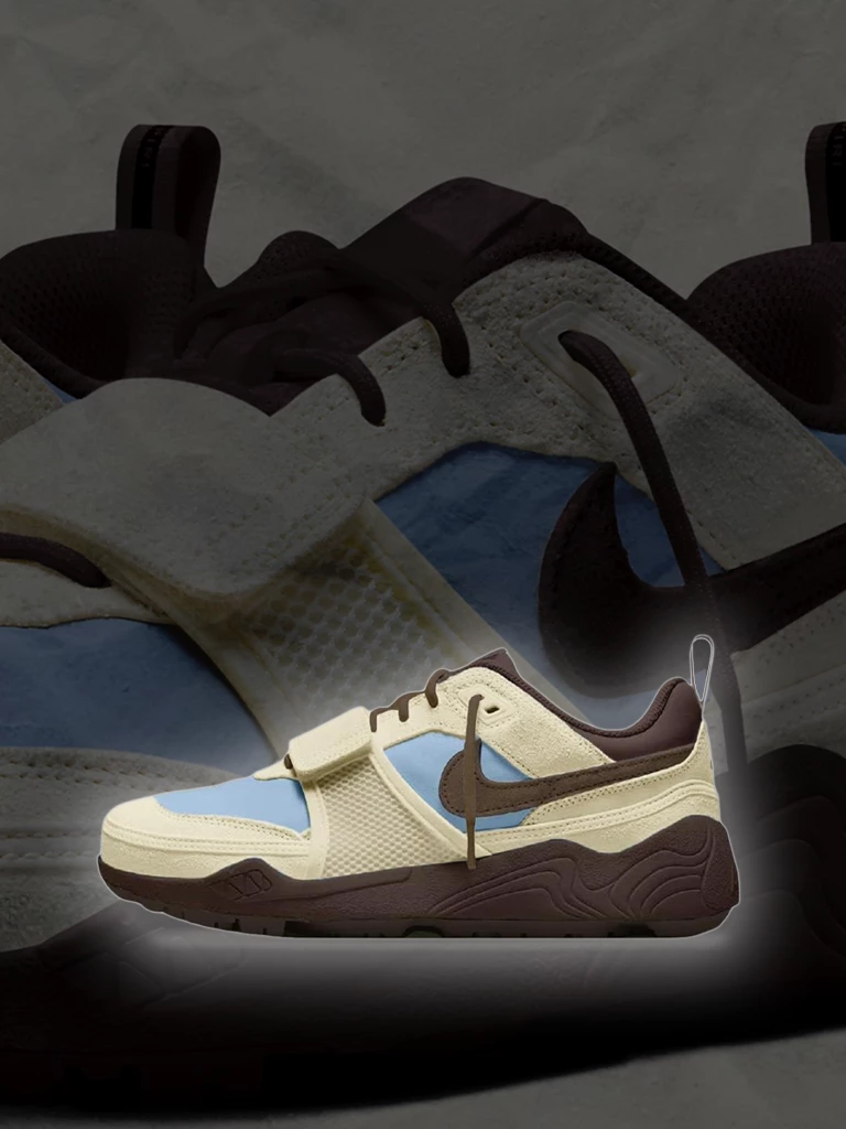 Verpasse keine Infos zum Release des neuen Travis Scott x Nike Zoom Field Jaxx Leche Blue mit unserer kostenlosen App!