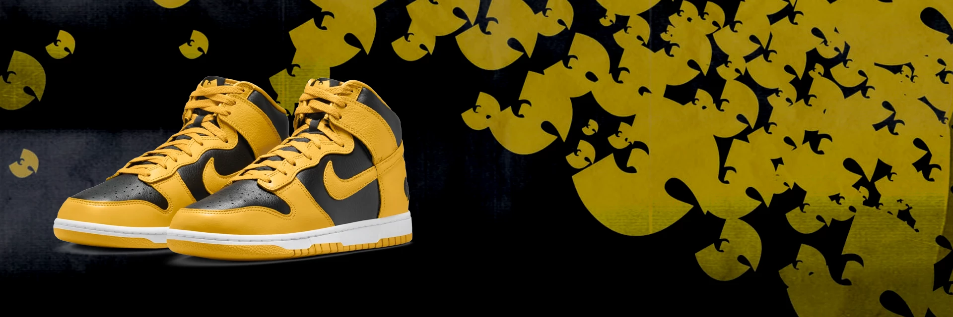 Verpasse keine neuen Infos zum Release des Nike Dunk Wu Tang mit unserer App!