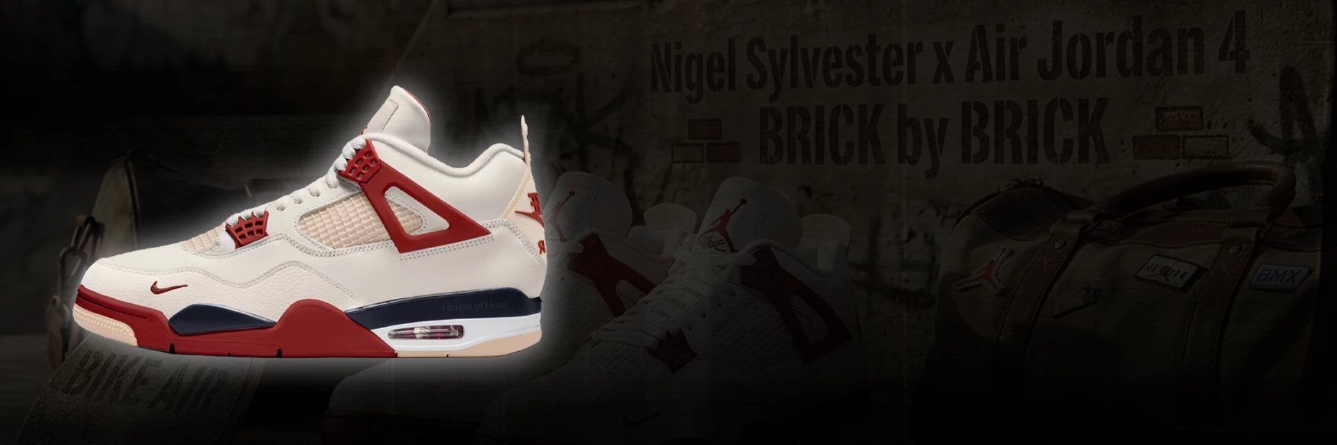 Verpasse keine Infos zum Nigel Sylvester x Air Jordan 4 Cinnabar mit unserer kostenlosen App!
