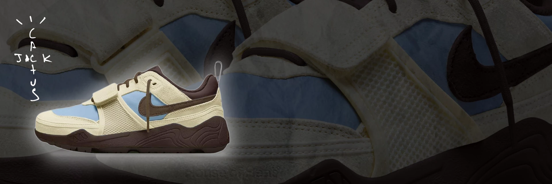 Verpasse keine Infos zum Release des neuen Travis Scott x Nike Zoom Field Jaxx Leche Blue mit unserer kostenlosen App!