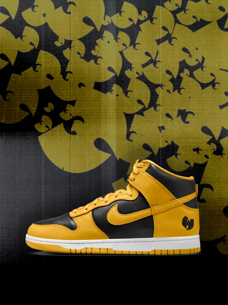 Verpasse keine Infos zum Release des Nike Dunk Wu Tang mit unserer App!