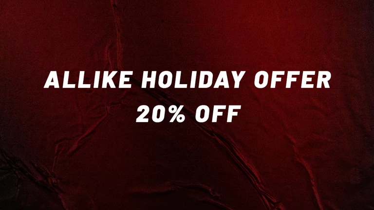 Allike Boxing Day Sale - 20% off!