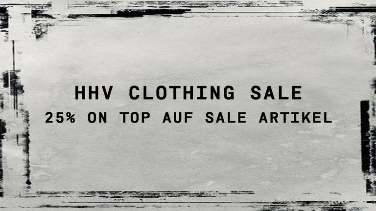 HHV Clothing Sale - 25% on top auf Sale Artikel