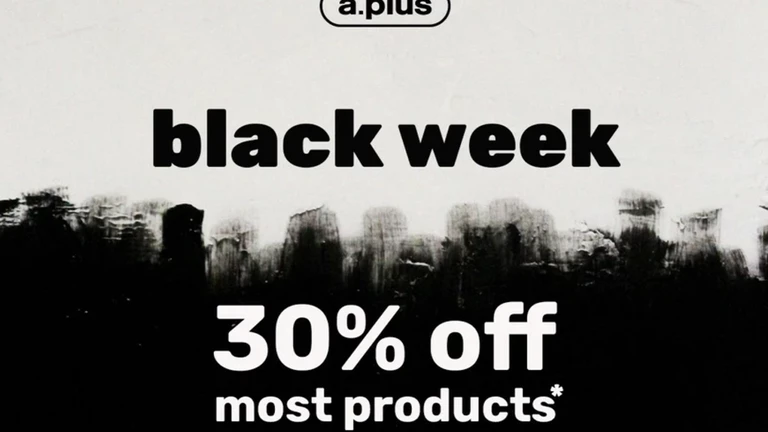 a.plus Black Week - 30% auf fast alles!