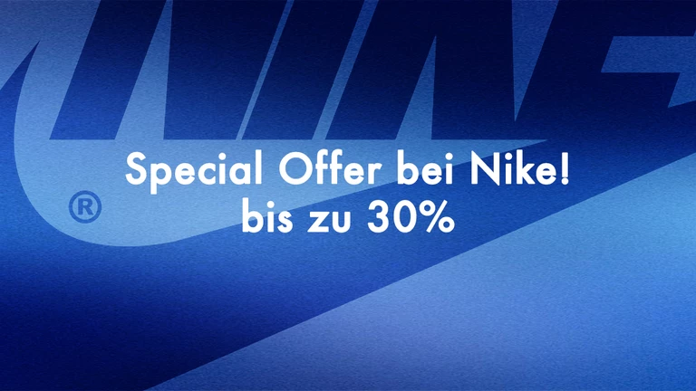 Special Offer bei Nike - bis zu 30% Rabatt