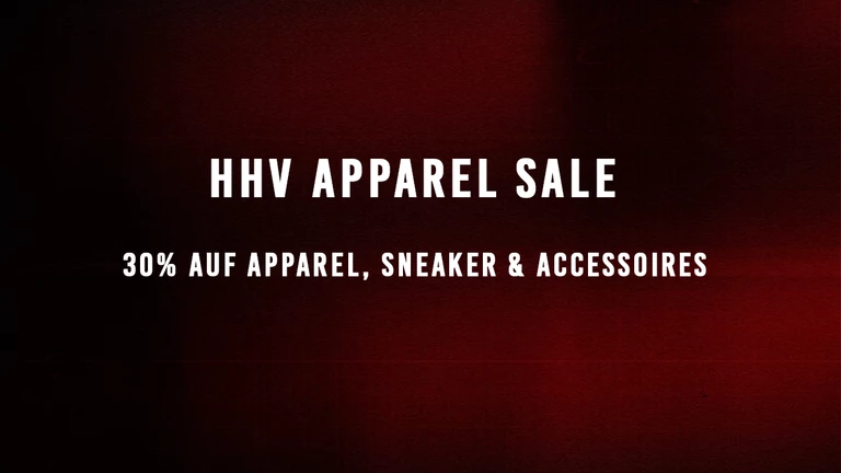 HHV Apparel Sale - 30% auf Apparel, Sneaker & Accessoires